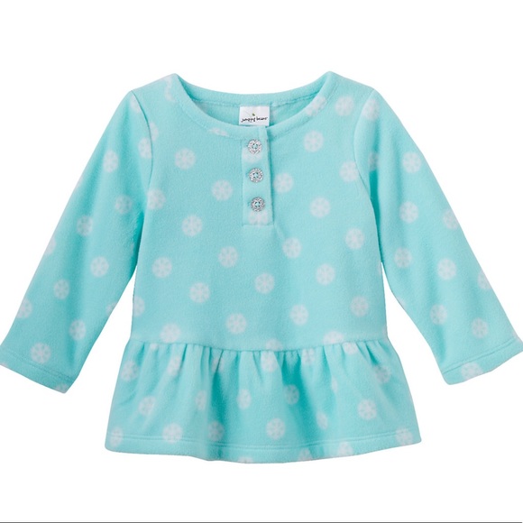 jumping beans Other - Baby girl microfleece peplum tunic